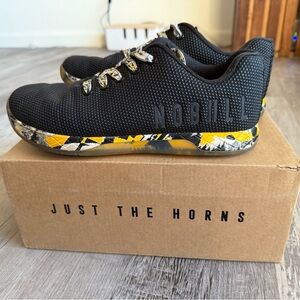 NOBULL Ripstop Black and Yellow Sneakers